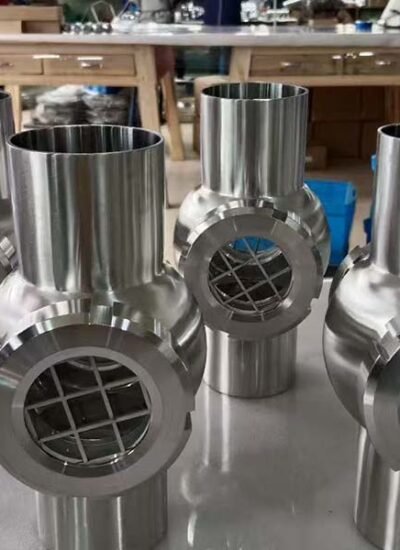 SANIARY-GRADEGLASSMIRROR,PIPE AND VALVE