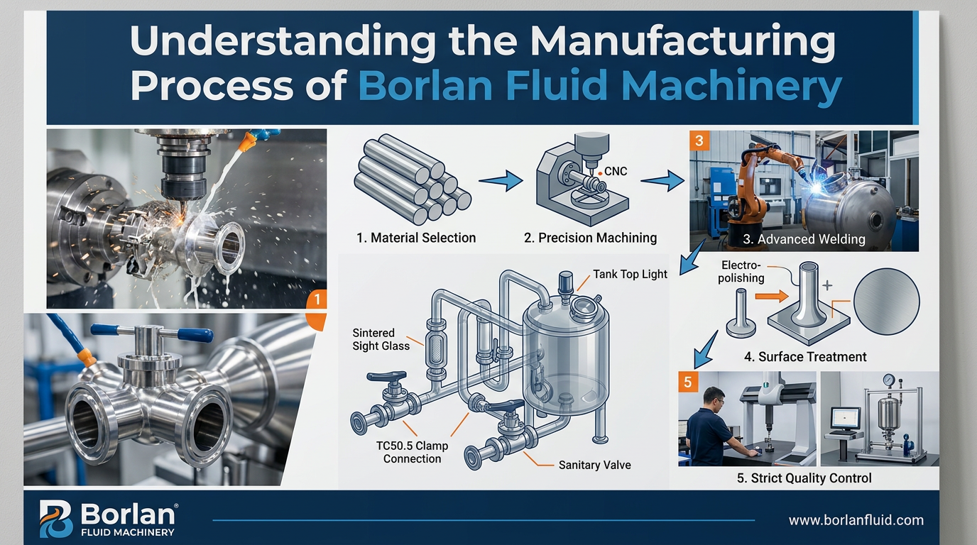 understanding the manufacturing process of borlan fluid machinery