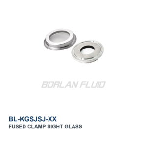 BL-KGSJSJ-XX fused clamp sight glass with glass-to-metal window