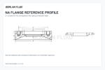 BL-NAFL-XX NA flange structural reference with L1-L5 and H1-H3 dimensions