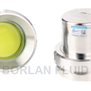 BL301-2 tank-top sight light catalog front and side views showing illuminated face and stainless steel housing