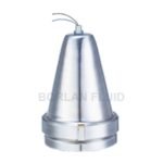 Borlan Fluid BL201-12(24) flared tank-top sight light with tapered metal housing and cable lead